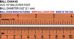 You will need a thin piece of rope or measurement tape or at 3). Ball Chain Sizes | Bead Chain Sizes | Size Chart