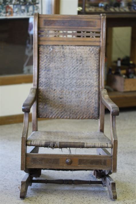 3.1 out of 5 stars with 136 ratings. Sold Price: Antique Wicker and Wood Rocking Chair ...