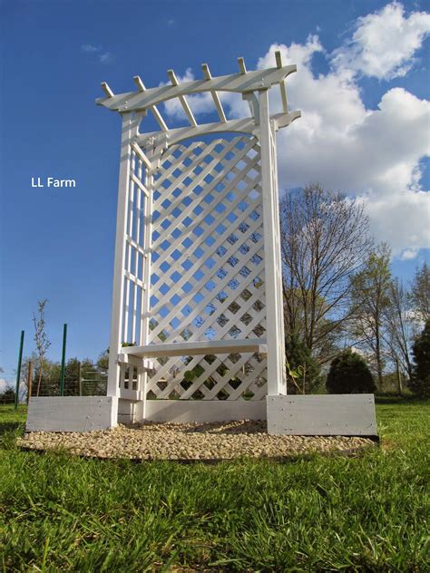 She never really liked to play there, she wanted the grass, so we decided to move her play structure on the grass and. LL Farm: The Grape Arbor