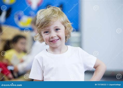 Portrait Of A Nursery Student Stock Photo Image Of Sand Nursery