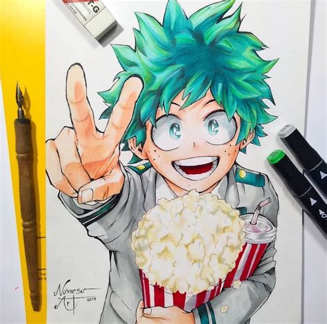 ~ Deku 💪 By Nunesuart Visit Our Website For More