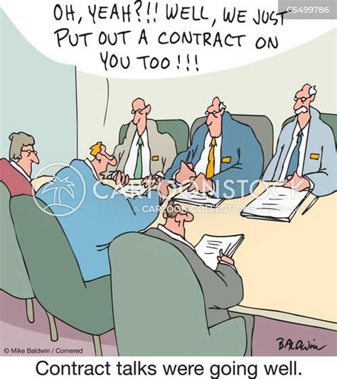 Contract Negotiations Cartoons And Comics Funny Pictures From