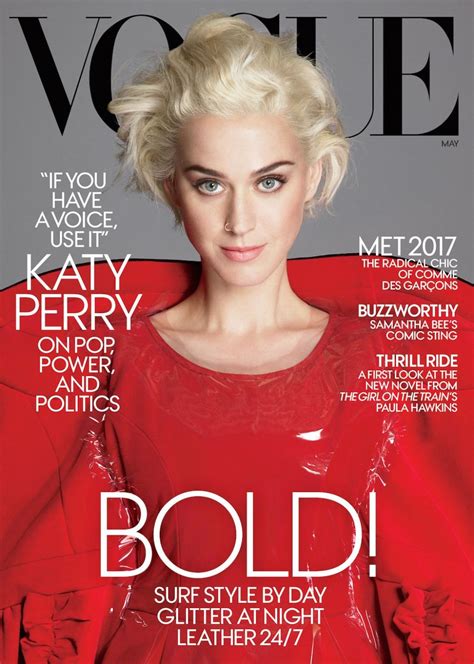 Katy Perry Vogue Magazine Us May 2017 Cover And Photos • Celebmafia