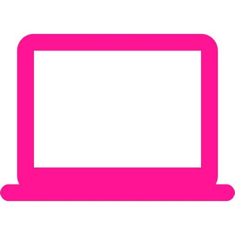 Deep Pink Laptop 3 Icon Free Deep Pink Laptop Icons
