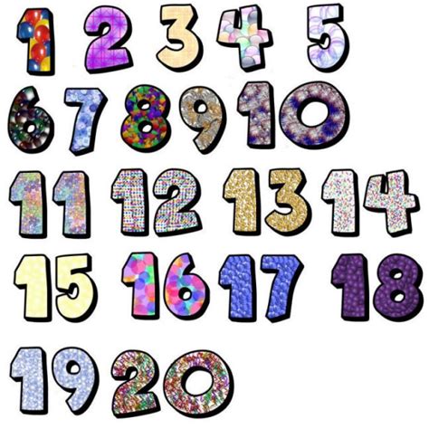 Clip Art Numbers 1 20 Clipart Clip Art Numbers Ts