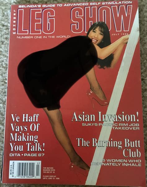Leg Show Magazine July Etsy
