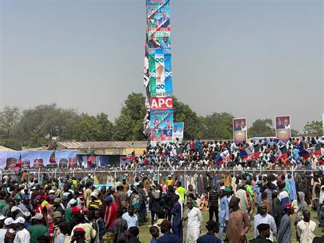 Photos See Massive Crowd At Apc Presidential Campaign Rally In Borno