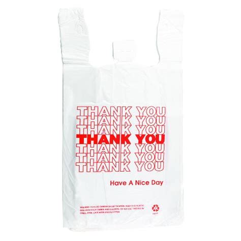 Plastic bags designed especially for your industry will remind people where they bought their items and will even make great gift bags. Thank You Bag- Plastic - LionsDeal