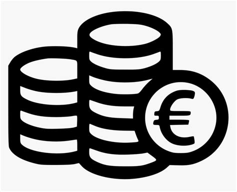Euro Coins Money Euro Icon Png Transparent Png Kindpng