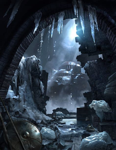 Artstation Byzantine Ice Caves Rise Of The Tomb Raider Mark