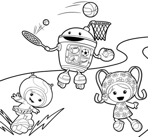 Geo umizoomi and geometric shapes. Free Printable Team Umizoomi Coloring Pages For Kids