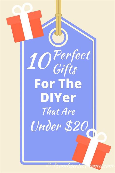 Christmas is the special festive for which every person is waiting round the year. 10 Perfect Gifts for the DIYer That Are Under $20 | Do it yourself decorating, Gifts ...