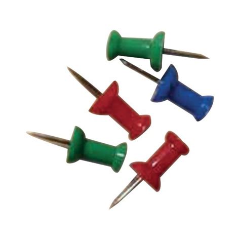 Office Supplies Ob Push Pins Assorted Colours