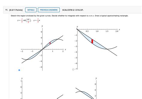 Solved Sketch The Region Enclosed By The Given Curves