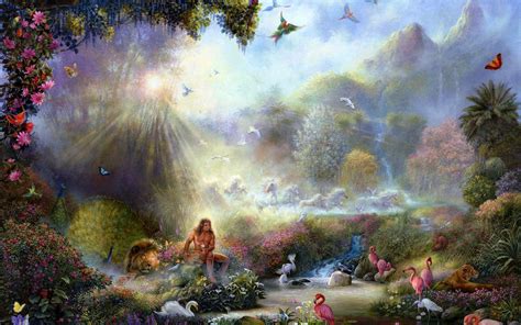 Free for commercial use no attribution required high quality images. Garden of Eden | Akiane kramarik paintings, Akiane ...