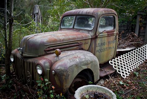 1942 ford pickup truck an abandoned 1942 ford pre war pick… flickr