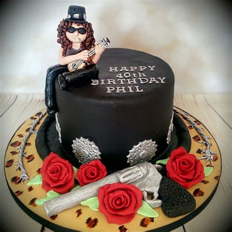 Slash Guns N Roses Birthday Cake Themed Cakes Music Cakes Cake