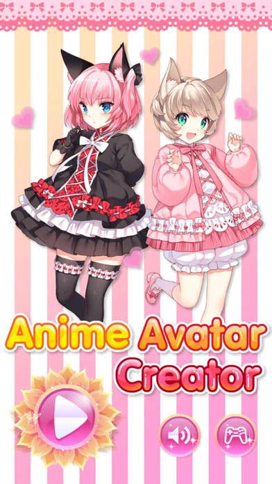 Anime Avatar Creator Cute Girl Games Iphone App