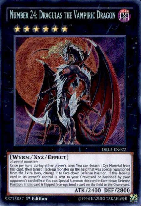 Yugioh Dragons Of Legend Unleashed Single Card Secret Rare Number 24