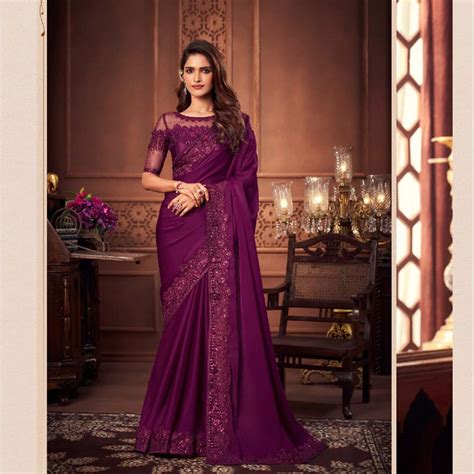 Saree Design Sri Lanka Purple Sri Lanka Online Saree Shopping