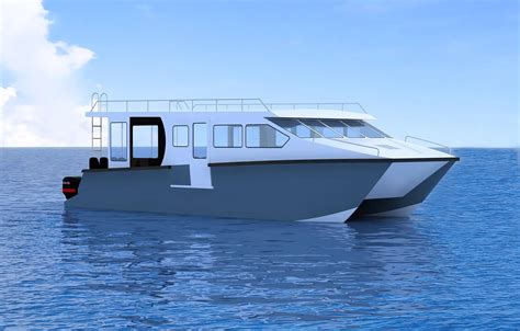 Aluminium Twin Hull Boat Catamaran Passenger Boat For Sale Buy
