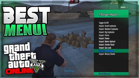 Slay mod menu gta 5 has features like recovery, money hack, drop, spawner, weapon, vehicles, undetected, superman download free. INSTALLER MOD MENU GTA 5 ONLINE 1.37 - YouTube