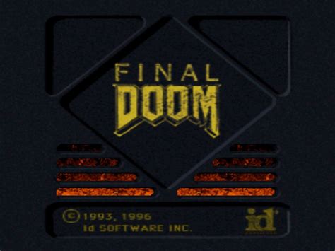 Final Doom [NTSC-U] ISO