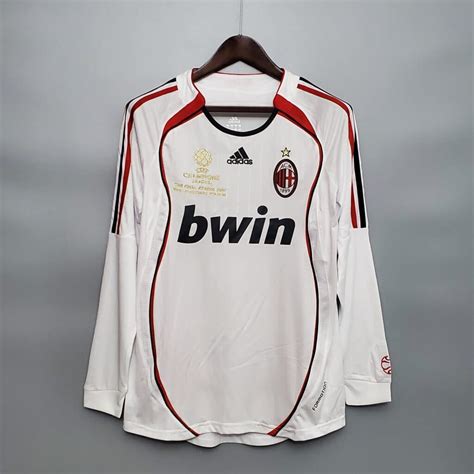 The Retro Kits Ac Milan 20062007 Away Kit Long Sleeve