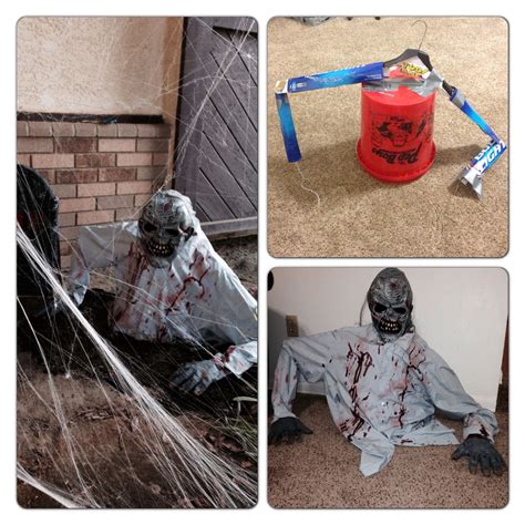 This diy zombie hand decoration will look perfect on a wall in the living room or on the front porch. Diy Zombie decoration in 2019 | Zombie decorations ...