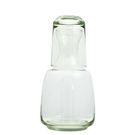 Grehom Recycled Glass Carafe And Tumbler Surahi £16 25 Tableware Jugs And