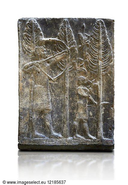 Stone Relief Sculptured Panel Of A A Bird Hunt Inv Ao From Dur