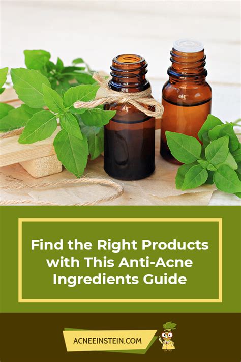 Find The Right Products With This Anti Acne Ingredients Guide Anti