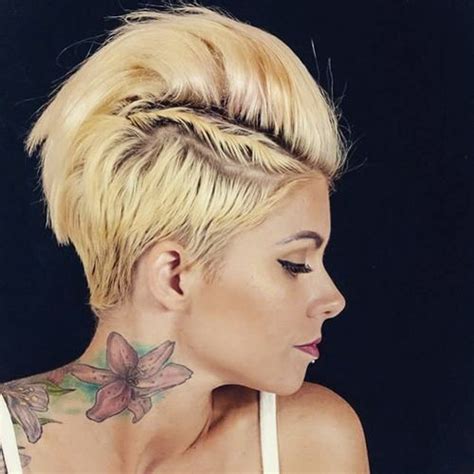 70 Most Gorgeous Mohawk Hairstyles Of Nowadays Mohawk Hairstyles Short Mohawk Girl Mohawk