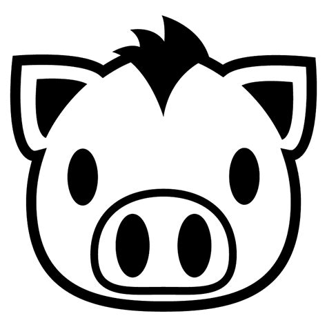 Pig Face Emoji Clipart Free Download Transparent Png Creazilla Images