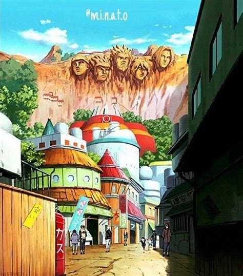 Konohaleaf Village References Inspiration Naruto Uzumaki Anime