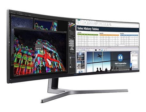49 Qled Gaming Monitor With 329 Super Ultra Wide Screen Lc49hg90dmmxzn Samsung Levant