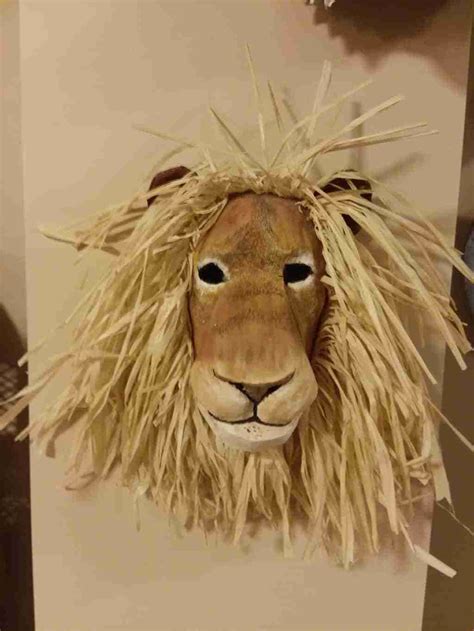 Lion Mask By Randy Dale Crawford Ultimate Paper Mache