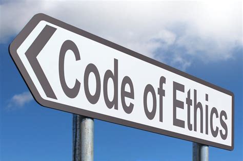 Code Of Ethics Free Of Charge Creative Commons Highway Sign Image