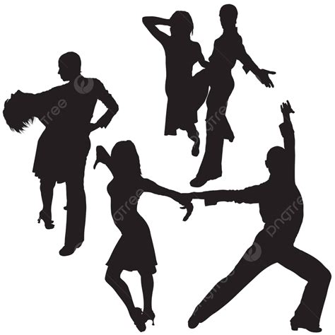 Latino Dance Silhouettes Hispanic Clipart Spain Vector Hispanic