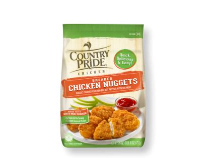 Make your own homemade chicken nuggets tonight for an easy dinner the whole family will love. Country Pride Chicken Nuggets, 26 oz | La Comprita