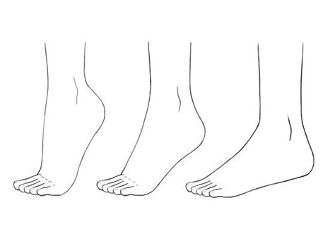 A Tutorial With Tips On How To Draw Feet In Different Positions In The