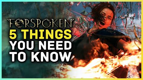 Forspoken 5 Things You Need To Know Youtube