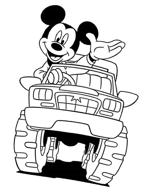 Update More Than 151 Mickey Mouse Car Drawing Best Vn