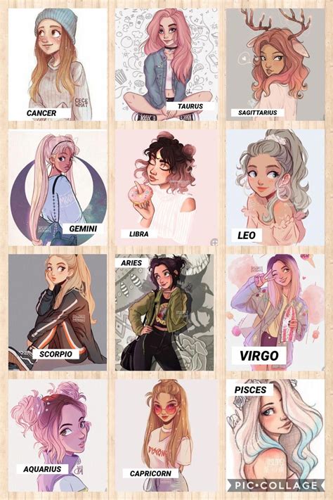 Libra Zodiac Star Sign Librazodiacstarsignhoroscope Anime Zodiac