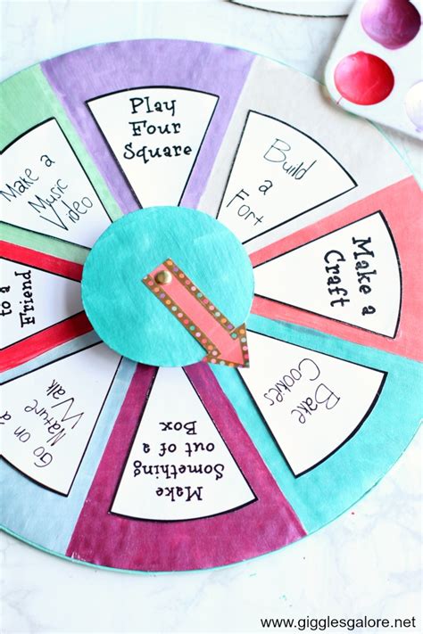 The best way to counter a dull moment is to fill your time with 167. DecoArt Blog - Crafts - Summer Boredom Buster Spinner