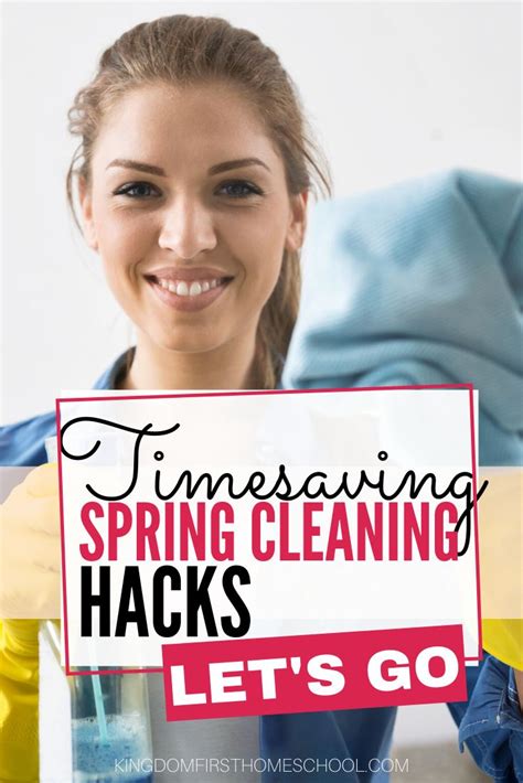 Spring Cleaning Hacks For The Busy Mom Spring Cleaning Hacks Spring Cleaning Cleaning Hacks