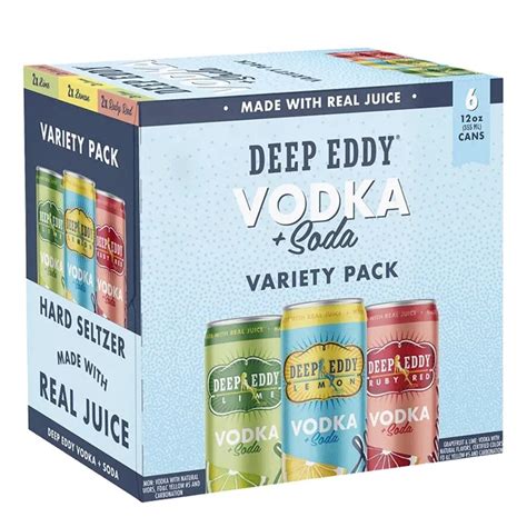 Deep Eddy Rtd Vodka And Soda Variety Pack 6 Pk Cans Goody Goody Liquor