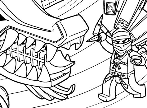 Ninjago Dragon Coloring Pages Free Printable Coloring Pages