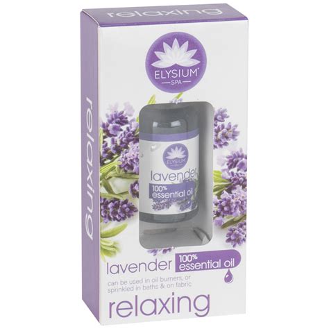 Elysium Spa Relaxing Lavender Essential Oil Wilko