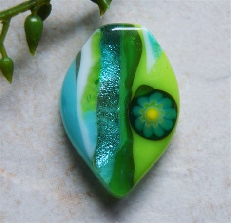 Fused Glass Cabochon Unique One Of A Kind Glass Cab For Etsy Fused Glass Cabochon Glass